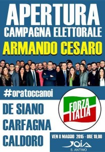 APERTUTA CAMPAGNA ELETTORALE ARMANDO CESARO