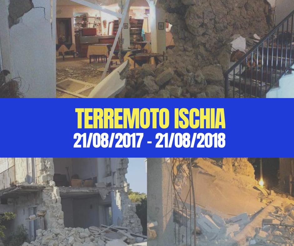 TERREMOTO ISCHIA: MACERIE ANCORA LÌ, GRAVE DISINTERESSE DI GOVERNO E REGIONE