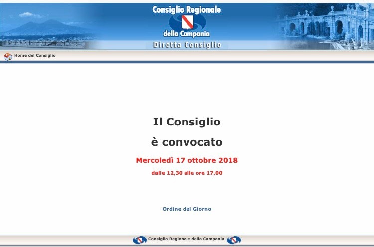 CAMPANIA: MAGGIORANZA NON ESISTE, FLOP SEDUTE È ORDINARIA AMMINISTRAZIONE